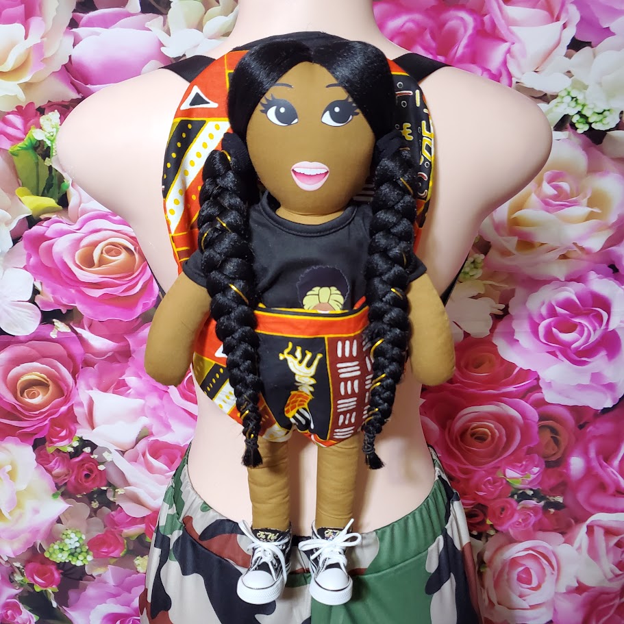 Handcrafted Doll Carrier 13x8 inches