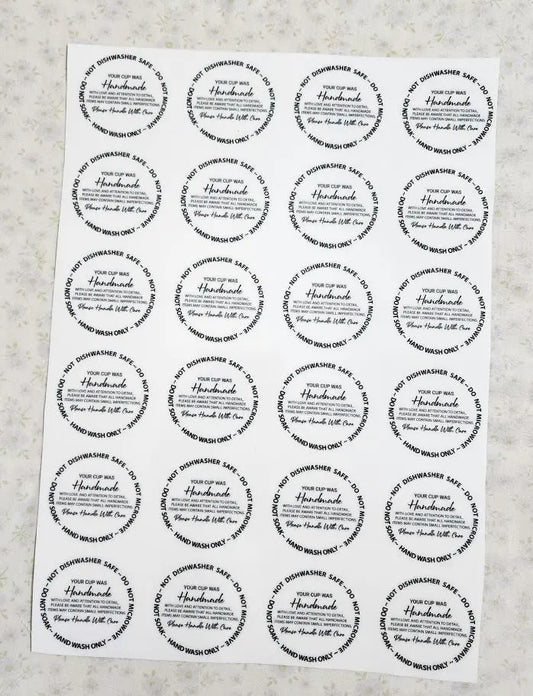 UV DTF Cup Care Labels Ju-Nel Fashion Boutique