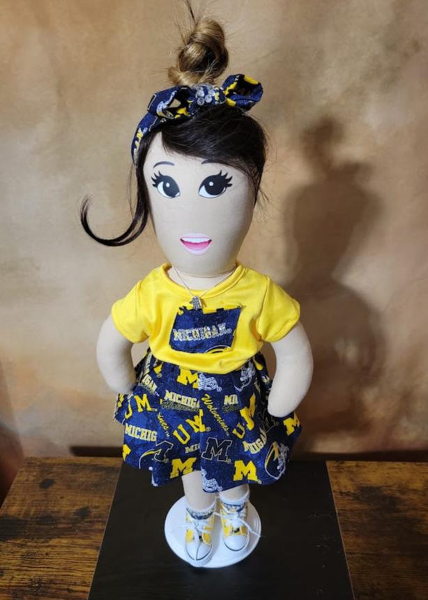 Handcrafted 18 inch Team Cutie