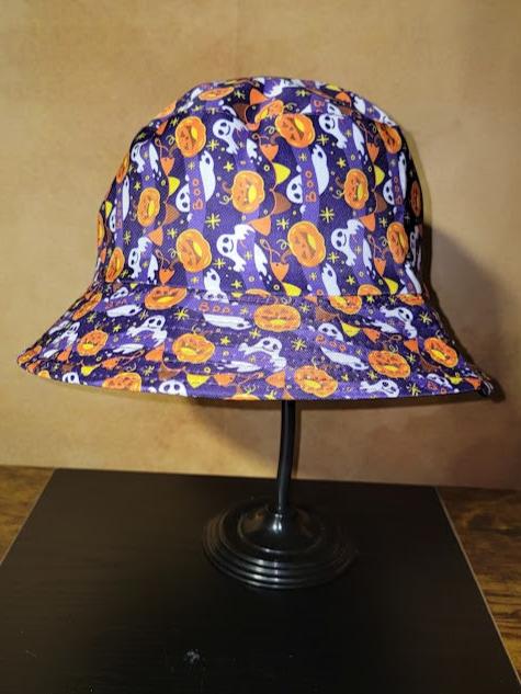 Adult Size 56-58 cm Spooky Halloween Bucket Hat