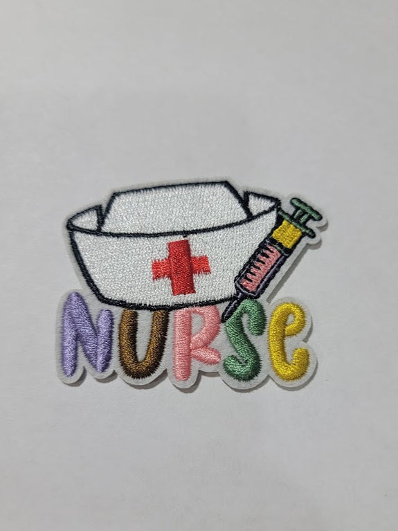 Nurse Embroidered Iron On Patch Ju-Nel Fashion Boutique