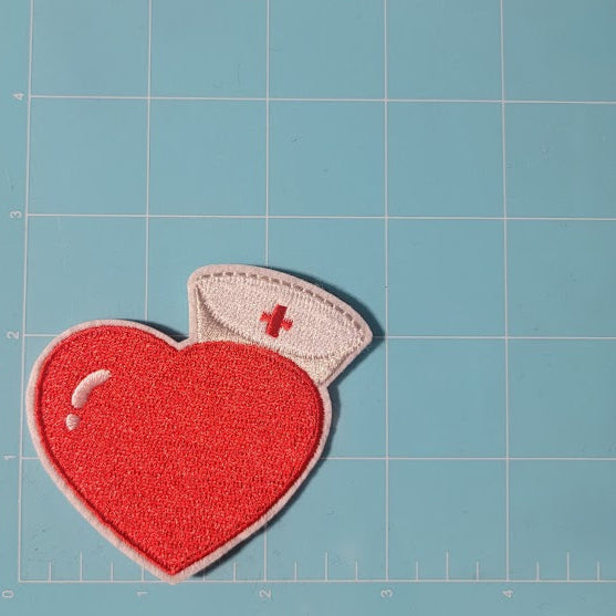 Nurse Love Embroidered Iron n Patch Ju-Nel Fashion Boutique