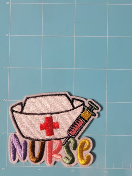 Nurse Embroidered Iron On Patch Ju-Nel Fashion Boutique