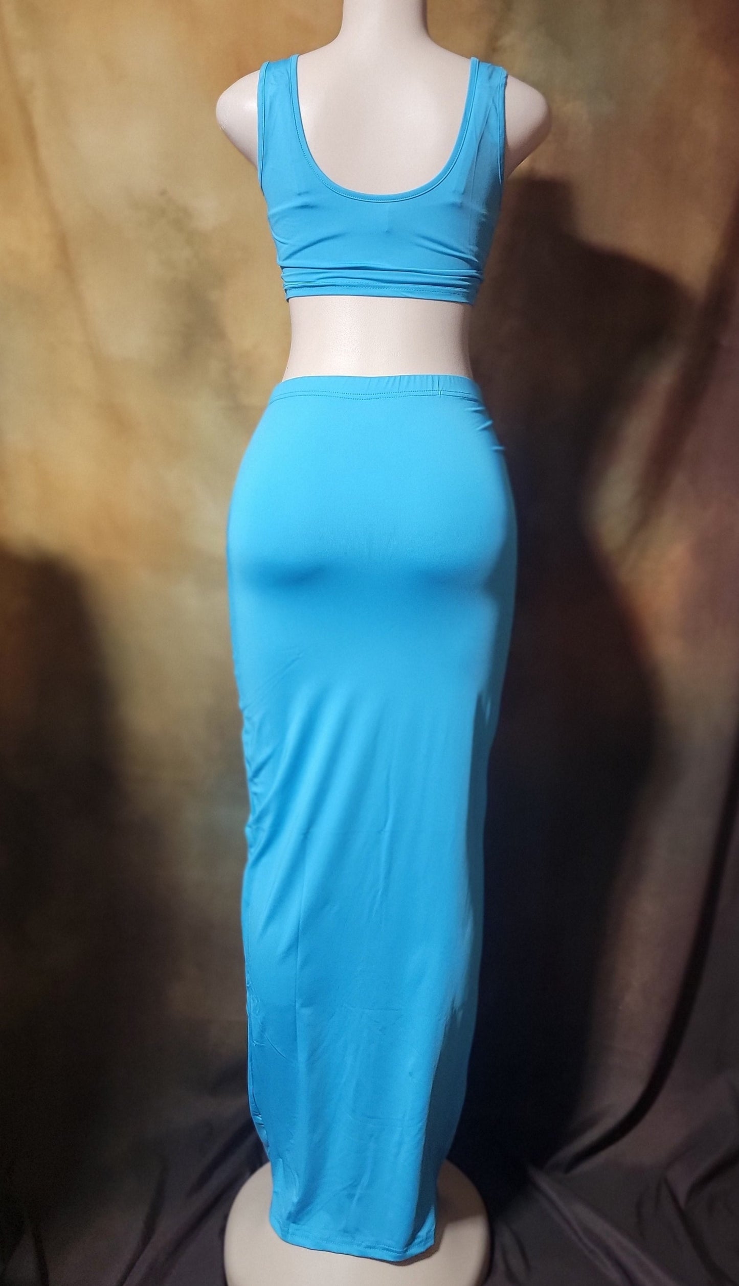 Women's Crop Top & Midi Skirt Set Ju-Nel Fashion Boutique