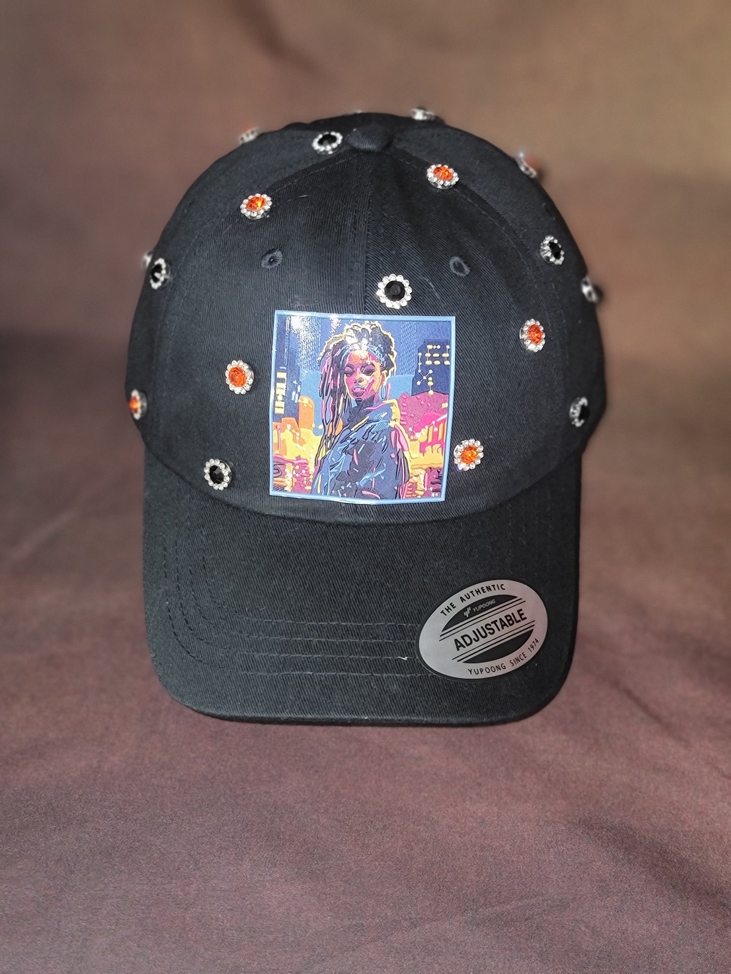 Urban Icon Rhinestone Adjustable Cap