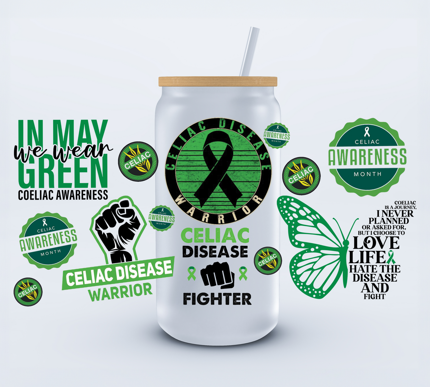 Black Woman Affirmations Libbey Cup Wrap 16oz (Copy) Ju-Nel Fashion Boutique