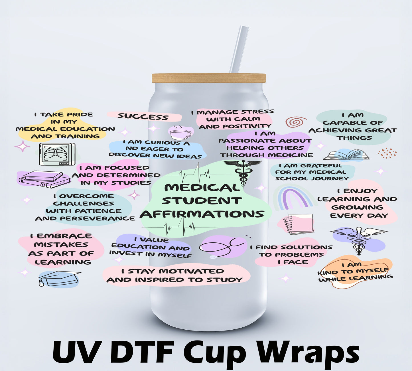 Healthcare Affirmations Libbey Cup Wrap 16oz (Copy) Ju-Nel Fashion Boutique