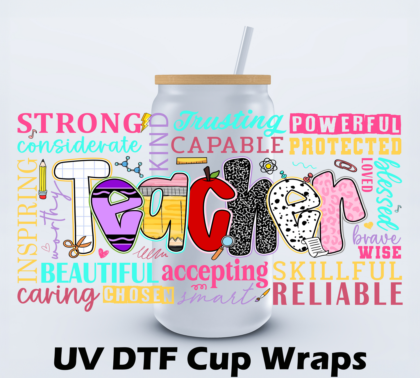 In My Teacher Era Libbey Cup Wrap 16oz (Copy) Ju-Nel Fashion Boutique