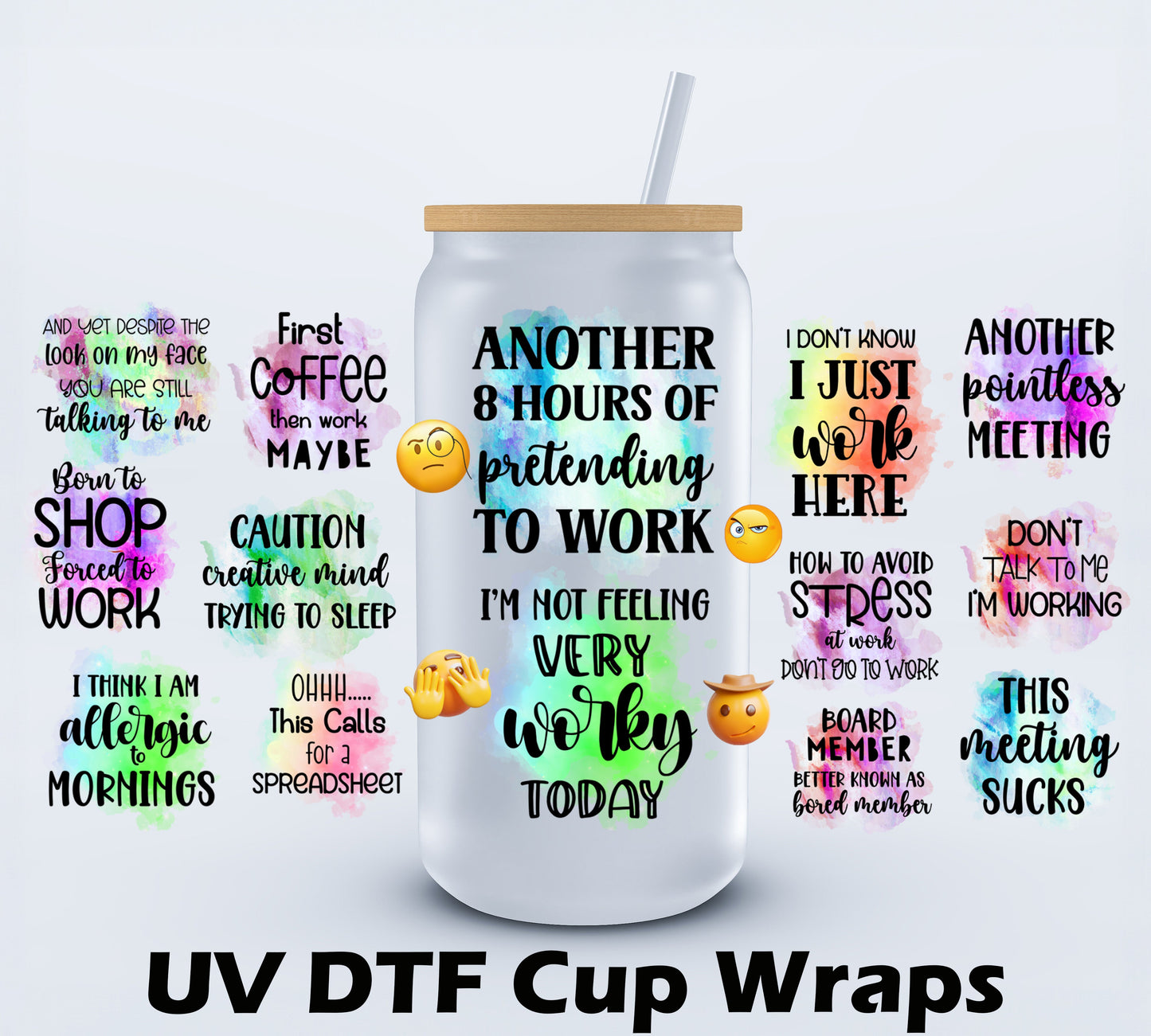 Beautiful Butterflies Libbey Cup Wrap 16oz (Copy) Ju-Nel Fashion Boutique