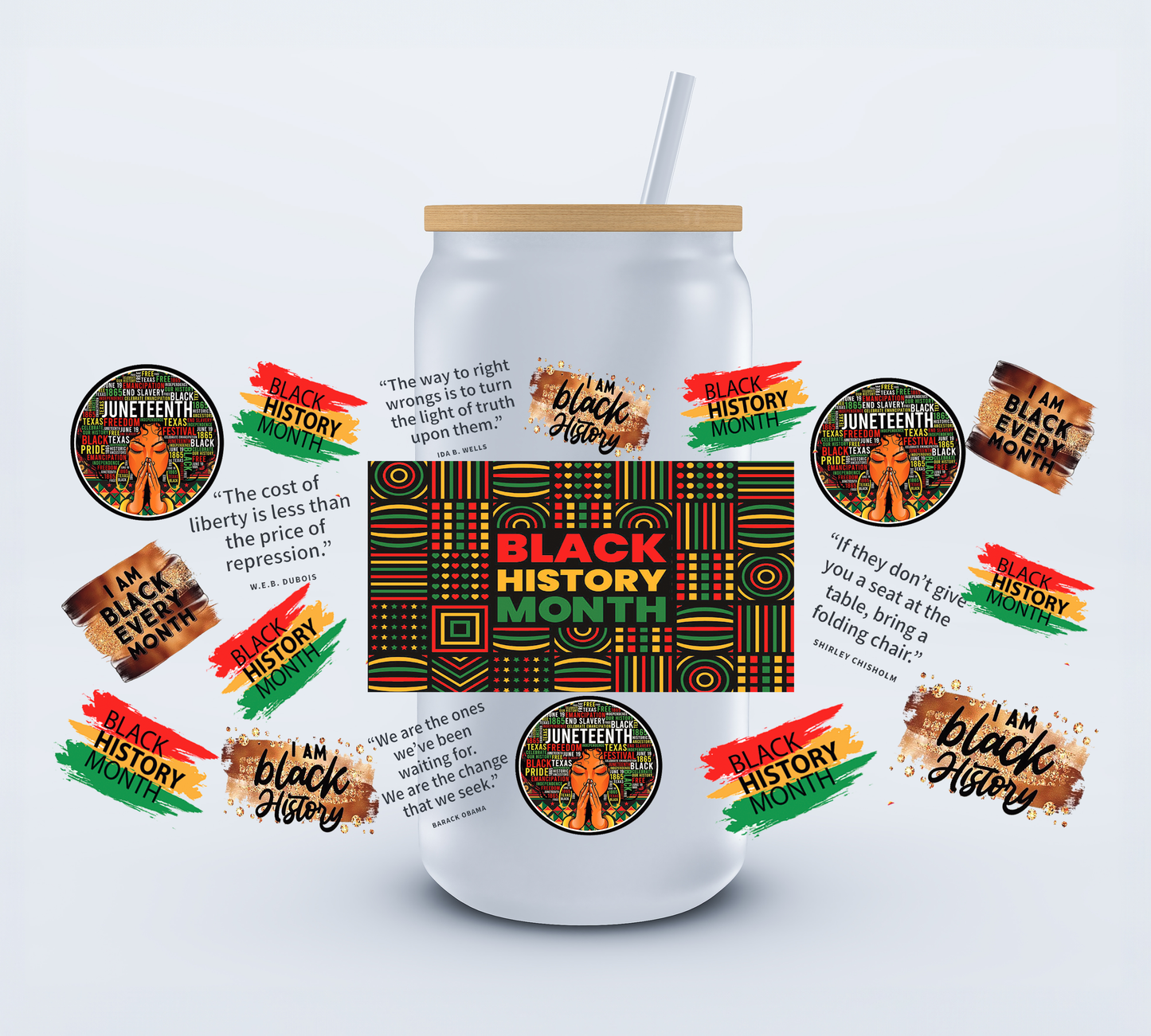 Juneteenth Libbey Cup Wrap 16oz (Copy) Ju-Nel Fashion Boutique