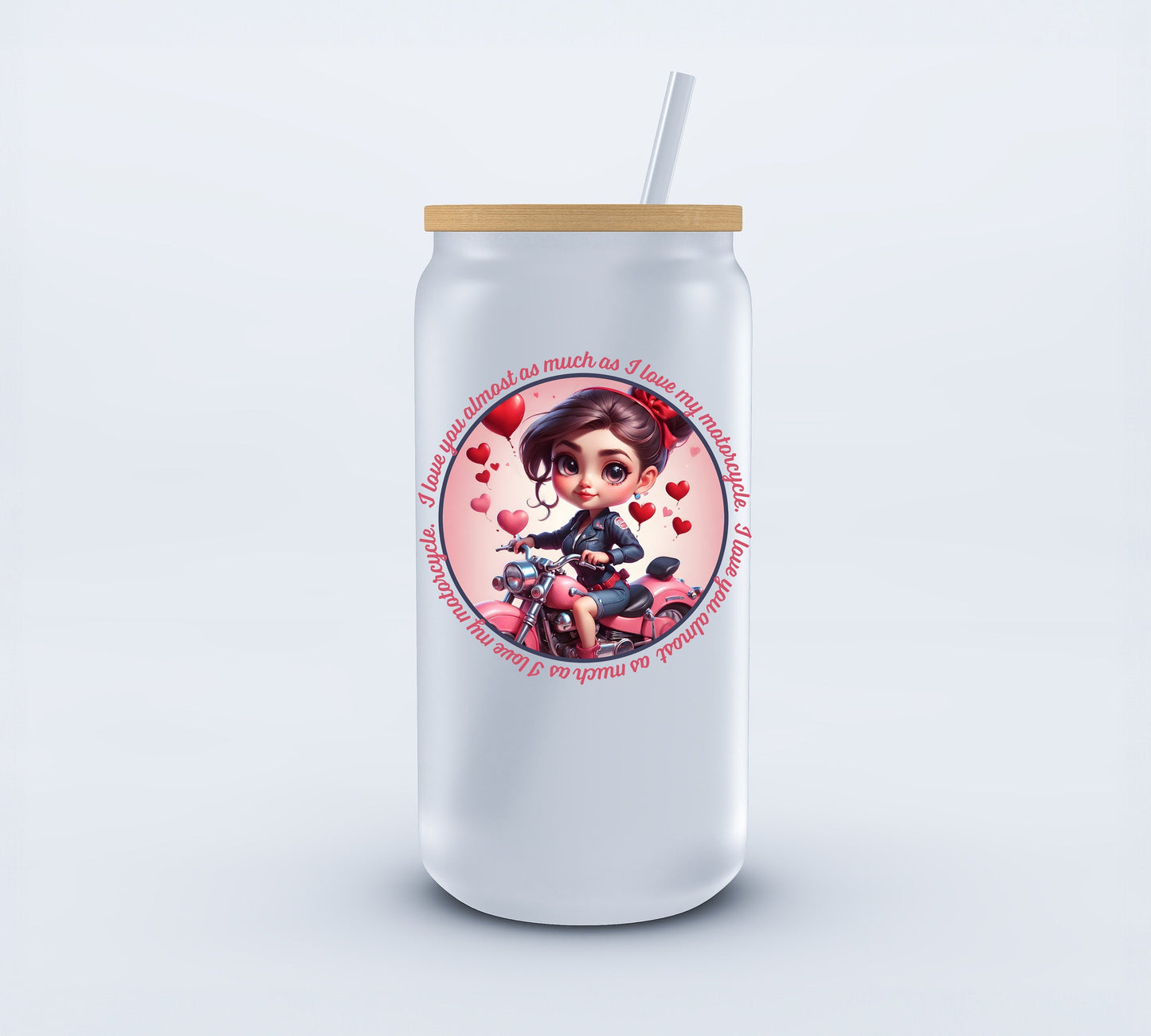 UVDTF Biker Chick 3x3 inch Decal Ju-Nel Fashion Boutique