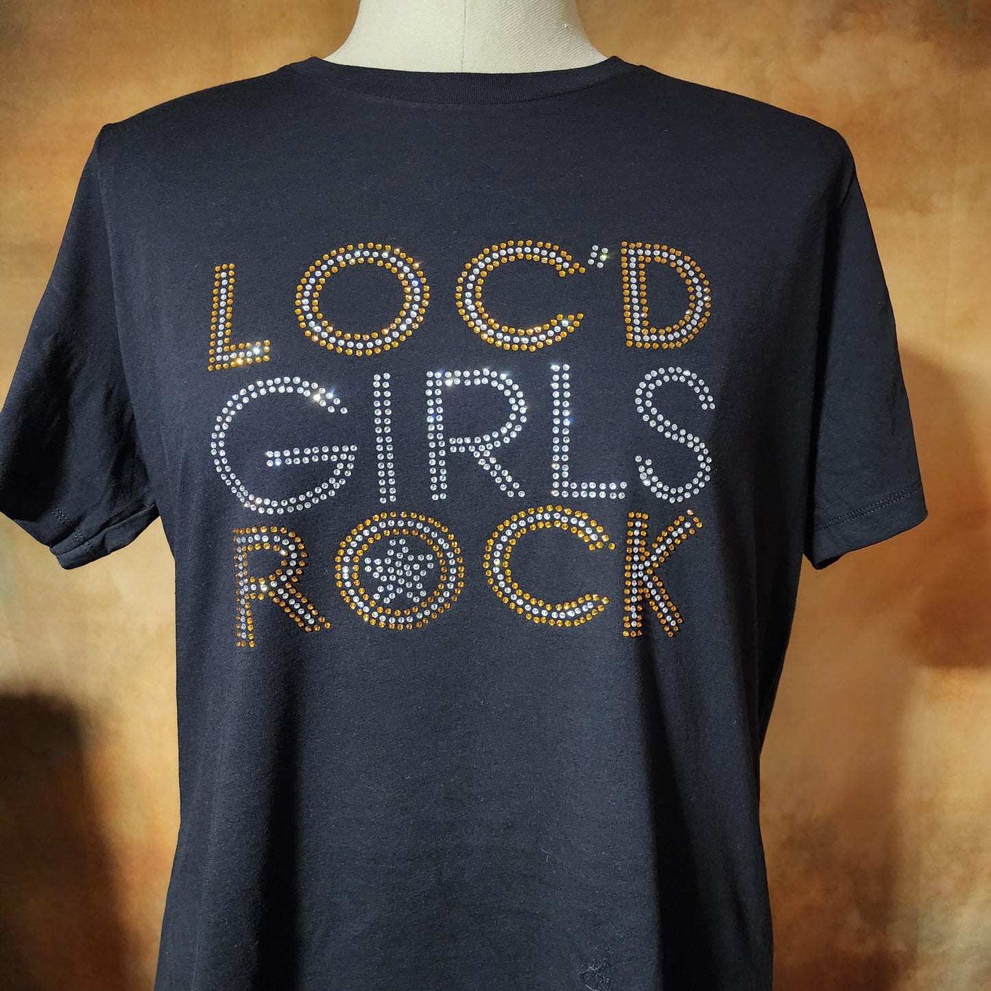 Loc'd Girls Rock Rhinestone Tshirt Ju-Nel Fashion Boutique