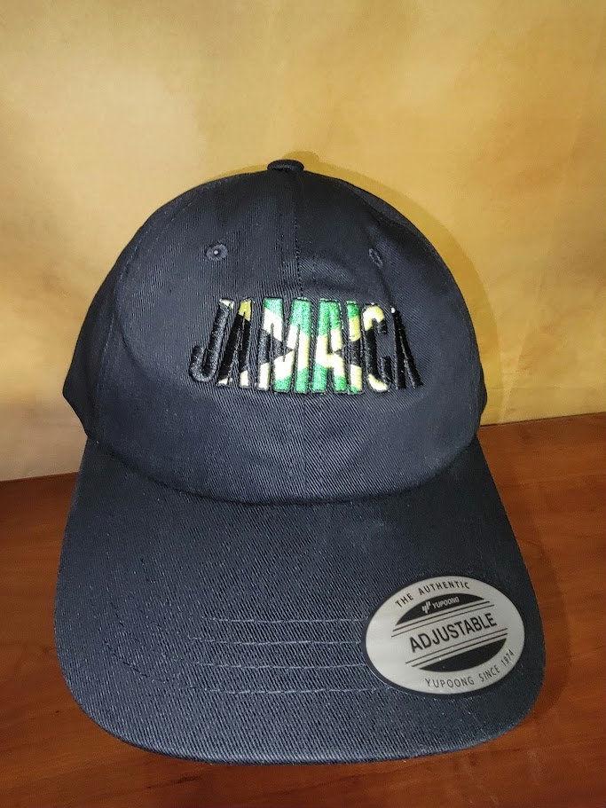Black Jamaica Unstructured Cap Ju-Nel Fashion Boutique