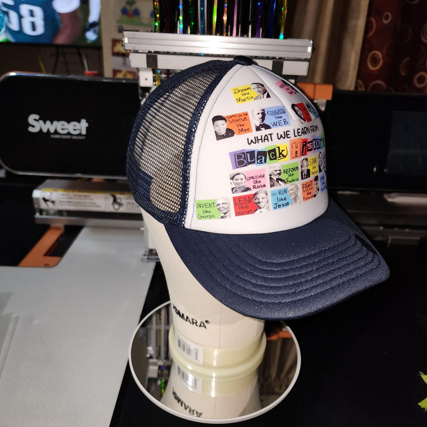 What We Learn from Black History Trucker Hat ver 2 Ju-Nel Fashion Boutique