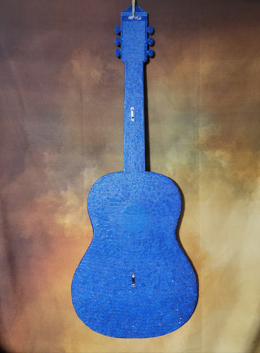 Handcrafted Rhinestone Guitar Art Ju-Nel Fashion Boutique