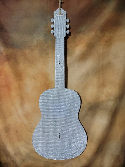 Handcrafted Rhinestone Guitar Art Ju-Nel Fashion Boutique