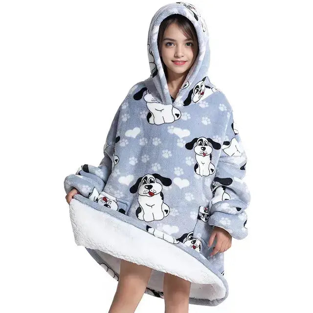 Kids Oversized Cozy Hoodies Ju-Nel Fashion Boutique
