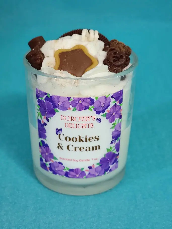 Specialty Dessert Scented Soy Wax Candles Ju-Nel Fashion Boutique