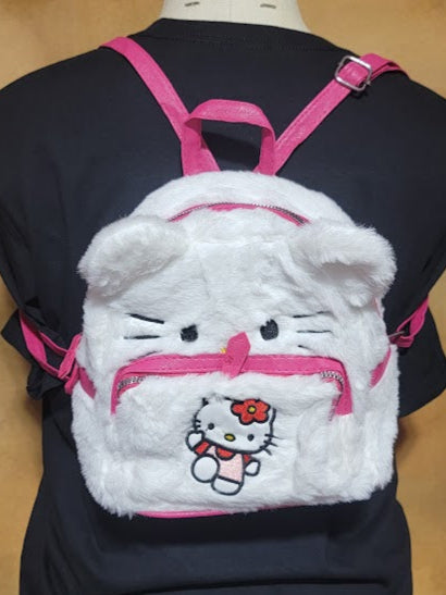 Soft Cute Kitty 25x18x12cm Plush Backpack