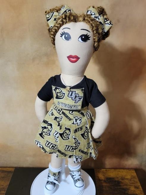 Handcrafted 18 inch Team Spirit Cultural Cutie
