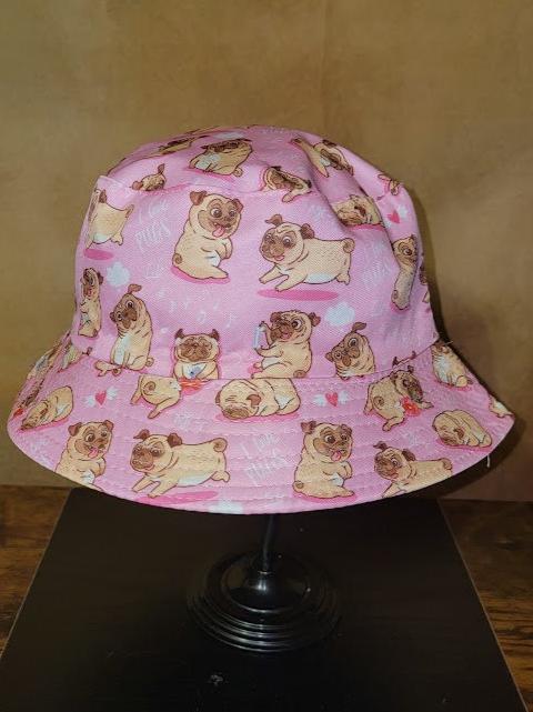 Adult Size Pug Bucket Hat