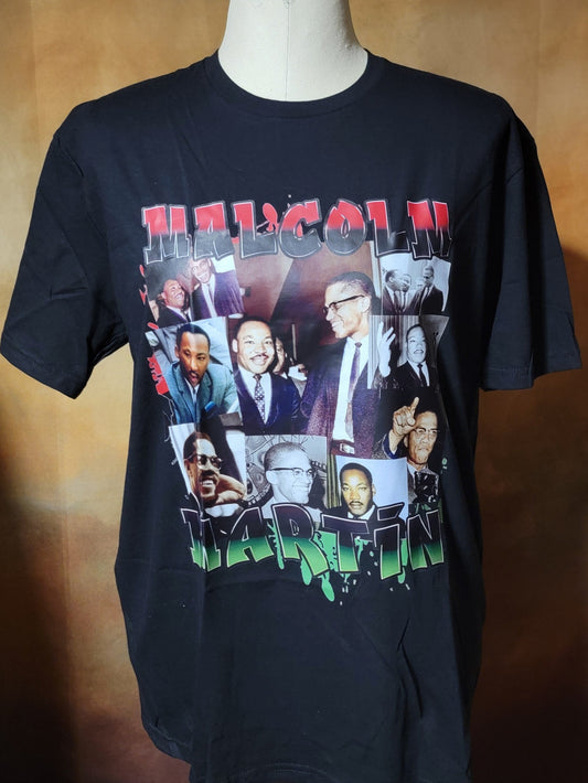 Malcolm And Martin Graphic T-shirt