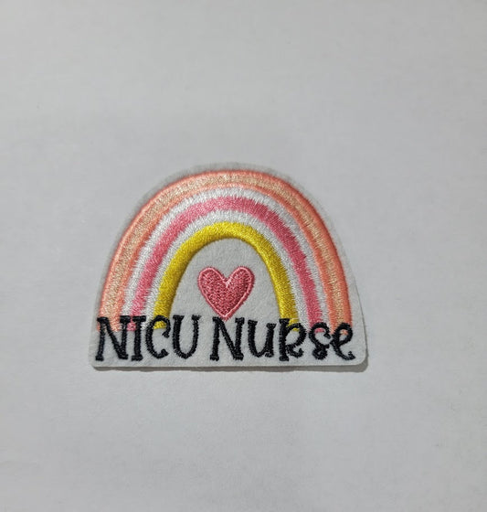 NICU Nurse Embroidered Iron n Patch Ju-Nel Fashion Boutique