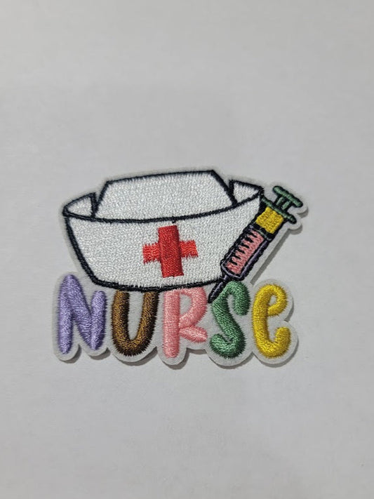 Nurse Embroidered Iron On Patch Ju-Nel Fashion Boutique