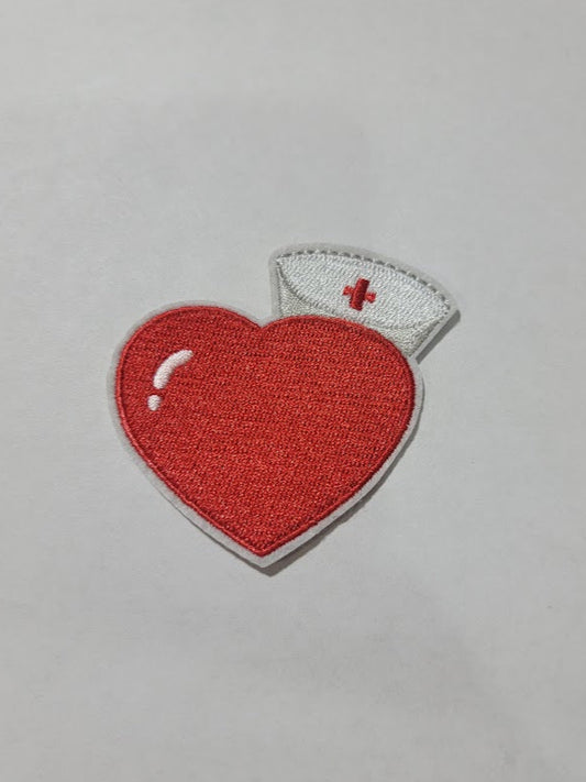 Nurse Love Embroidered Iron n Patch Ju-Nel Fashion Boutique