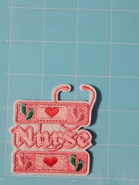 Nurse Embroidered Iron On Patch Ju-Nel Fashion Boutique
