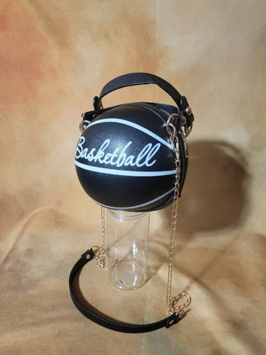 Black And White Crossbody Basketball Purse Ju-Nel Fashion Boutique