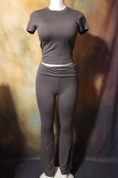 Women's Stretchy Fitted Two-Piece Set Ju-Nel Fashion Boutique