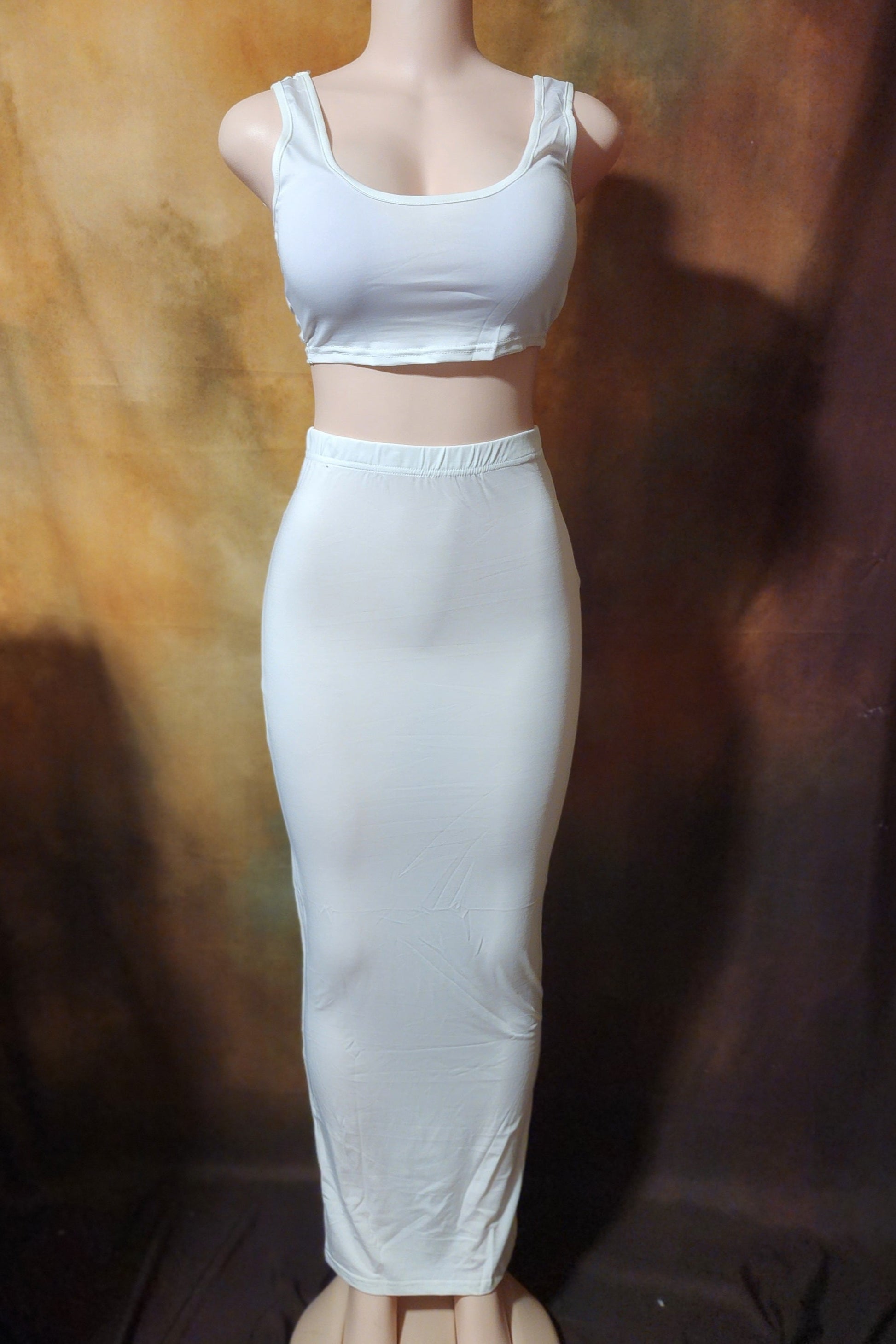 Women's Crop Top & Midi Skirt Set Ju-Nel Fashion Boutique