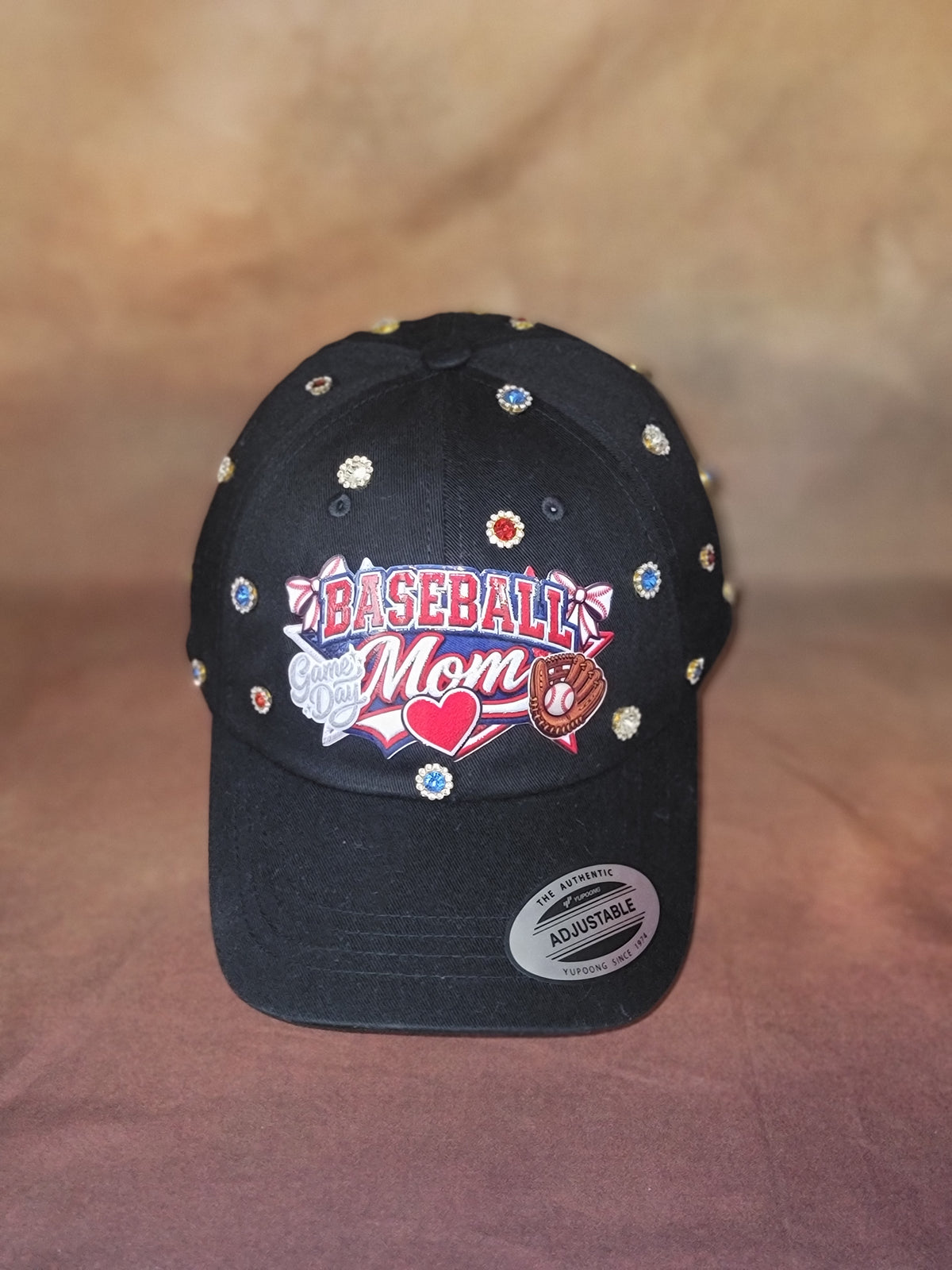 Baseball Mom Glam Luxe Cap