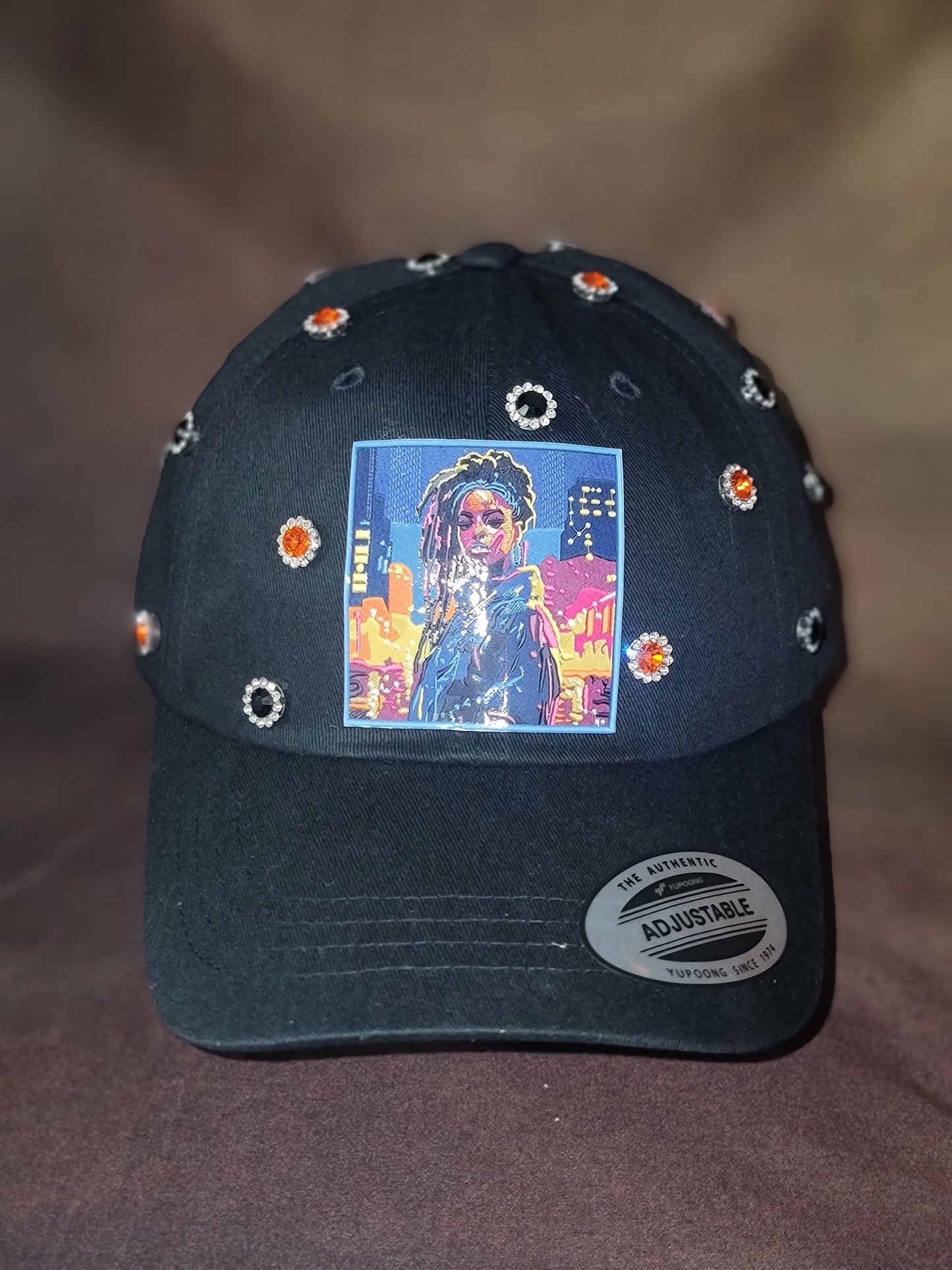 Urban Icon Rhinestone Adjustable Cap
