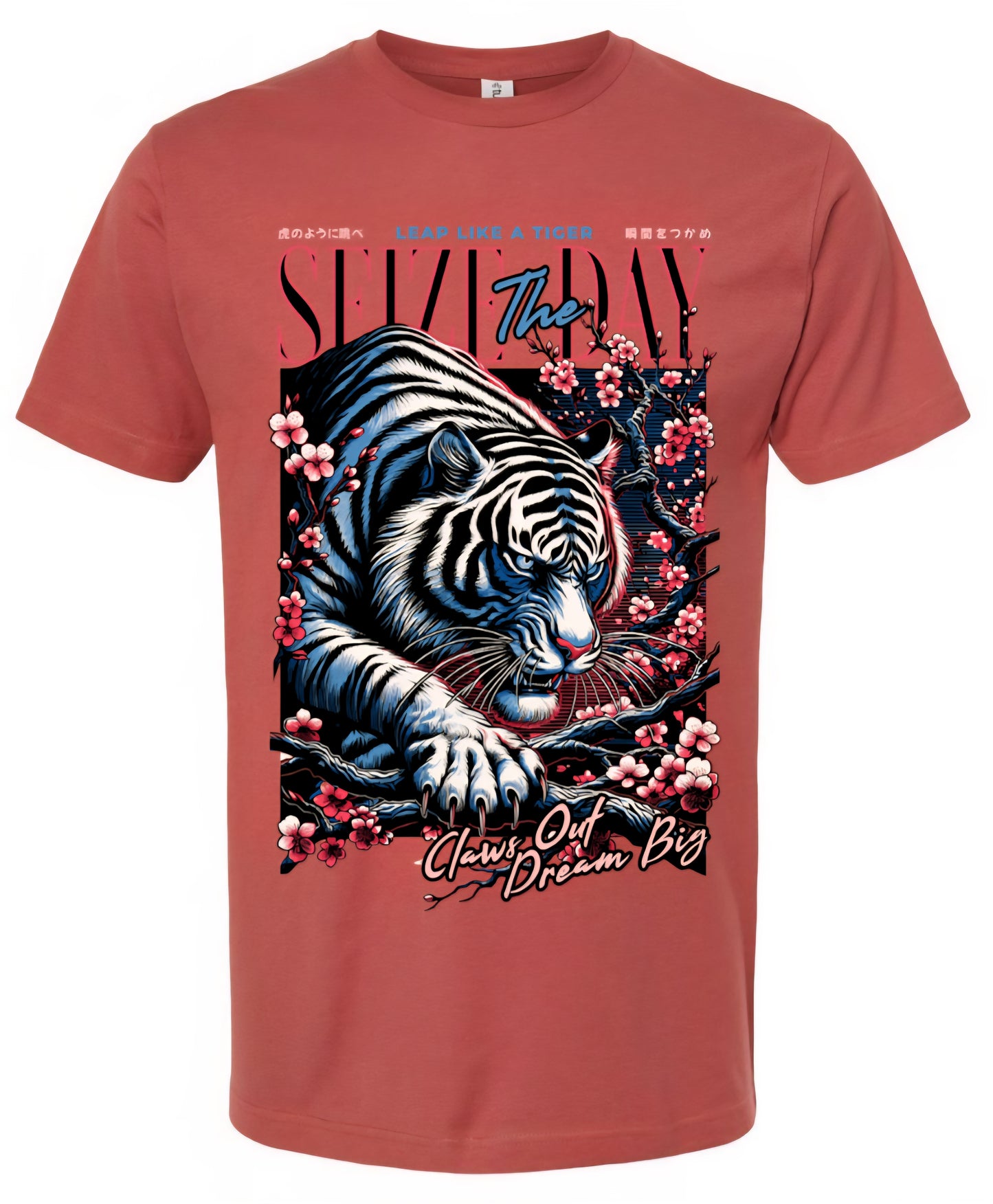 Seize The Day Tiger Graphic T-Shirt