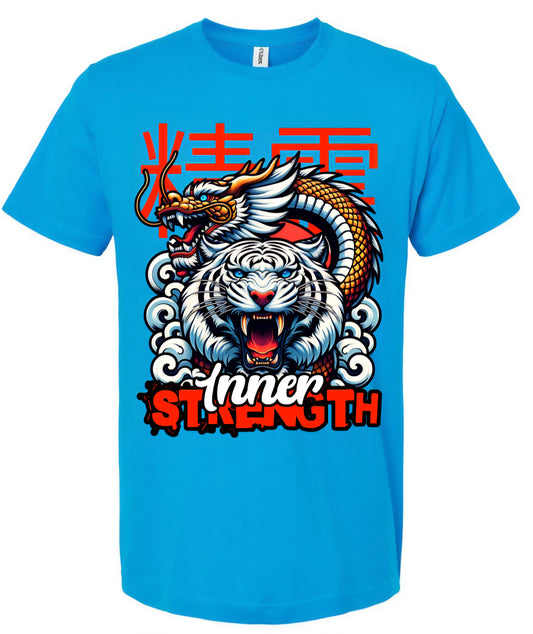 Inner Strength Tiger & Dragon Graphic T-Shirt