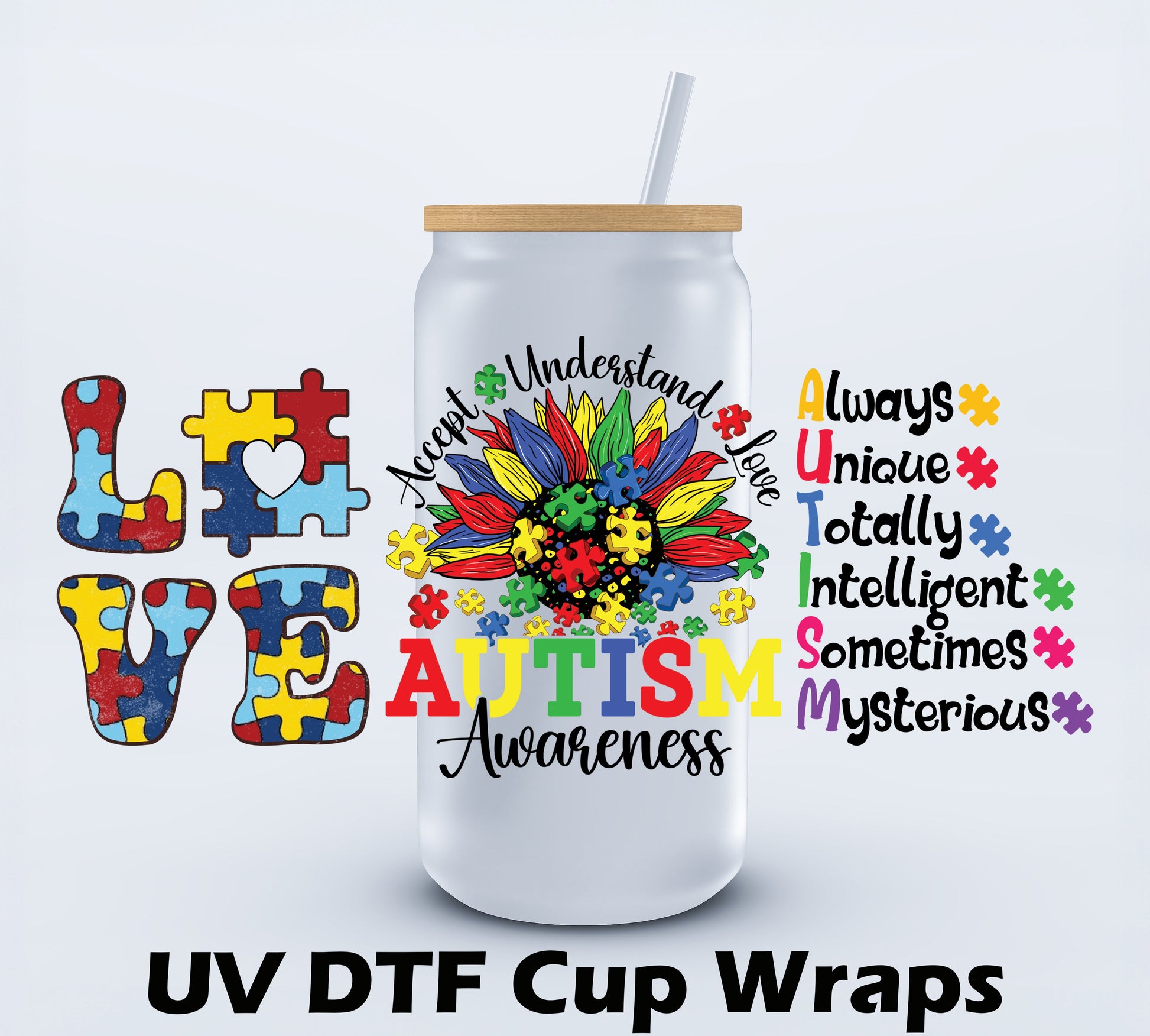 Dad Is My Super Hero Libbey Cup Wrap 16oz (Copy) Ju-Nel Fashion Boutique