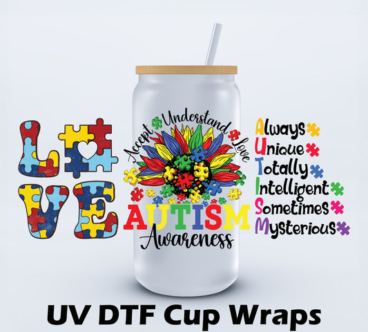 Dad Is My Super Hero Libbey Cup Wrap 16oz (Copy) Ju-Nel Fashion Boutique