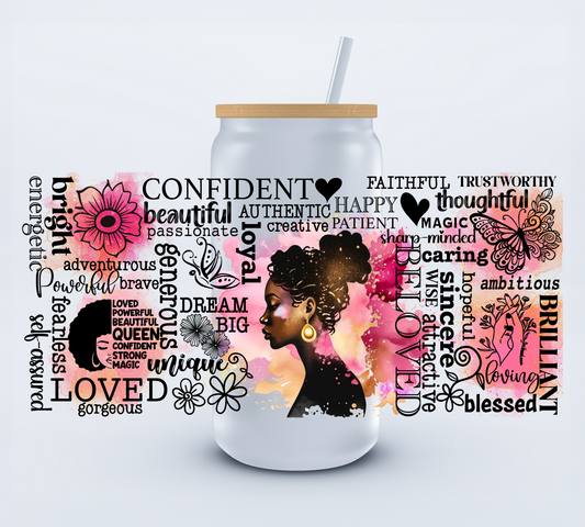 Affirmations Libbey Cup Wrap 16oz Ju-Nel Fashion Boutique