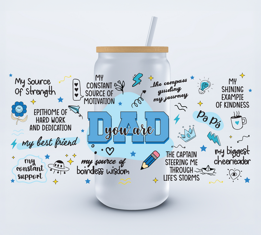 Super Dad Libbey Cup Wrap 16oz (Copy) Ju-Nel Fashion Boutique