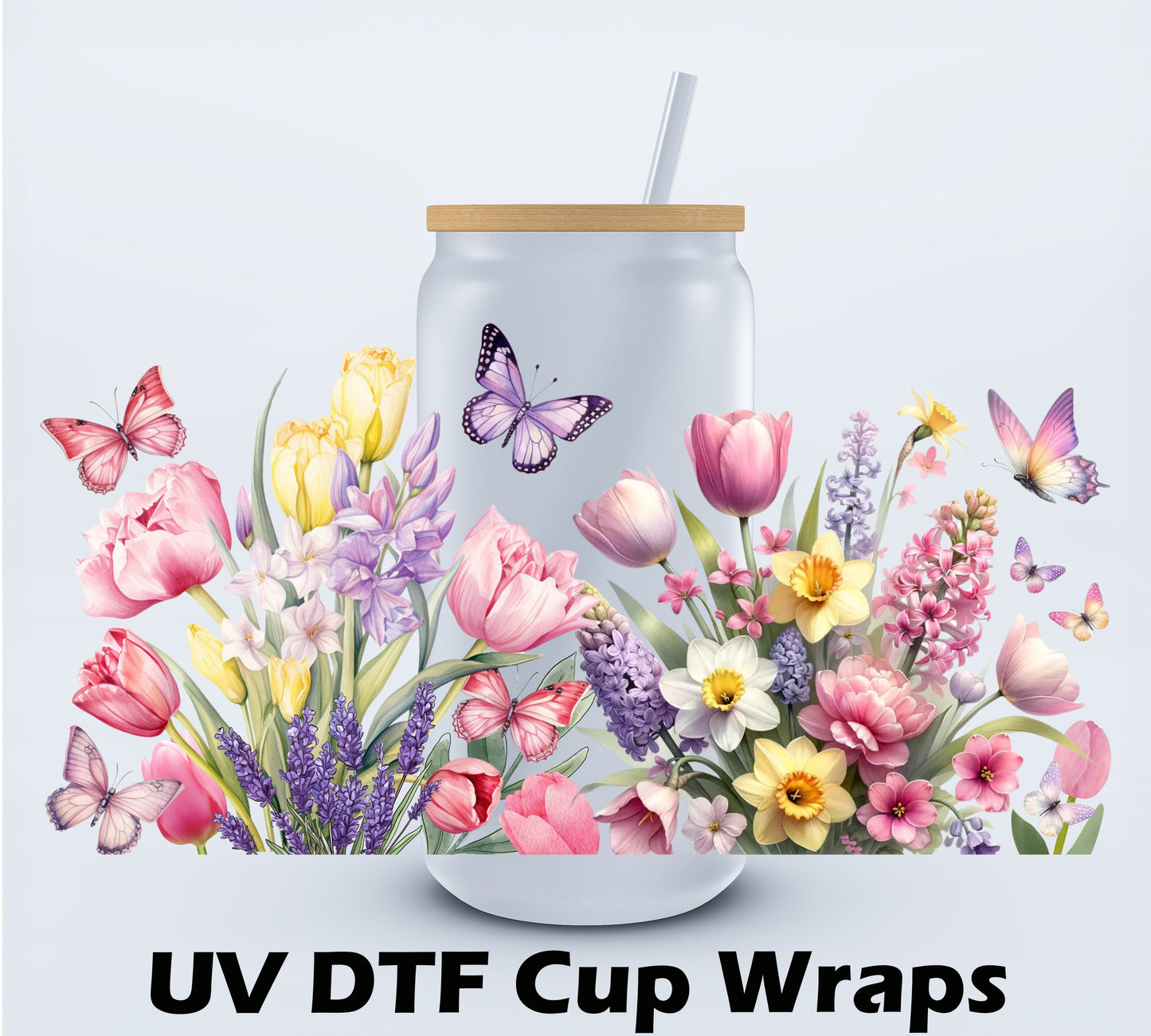 Flowers Libbey Cup Wrap 16oz (Copy) Ju-Nel Fashion Boutique
