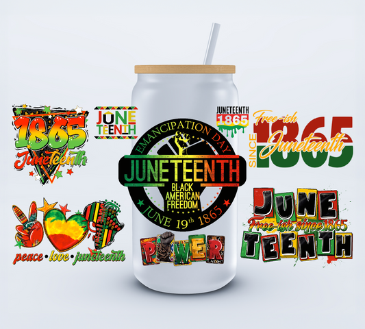 Juneteenth Libbey Cup Wrap 16oz Ju-Nel Fashion Boutique