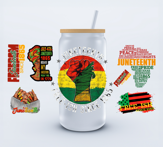 Juneteenth Libbey Cup Wrap 16oz (Copy) Ju-Nel Fashion Boutique
