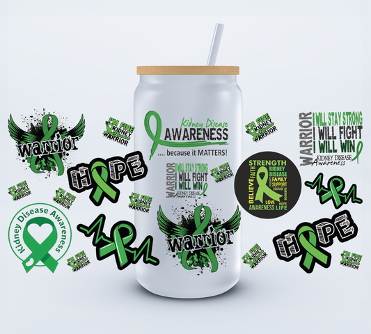 Colon Cancer Awareness Libbey Cup Wrap 16oz (Copy) Ju-Nel Fashion Boutique