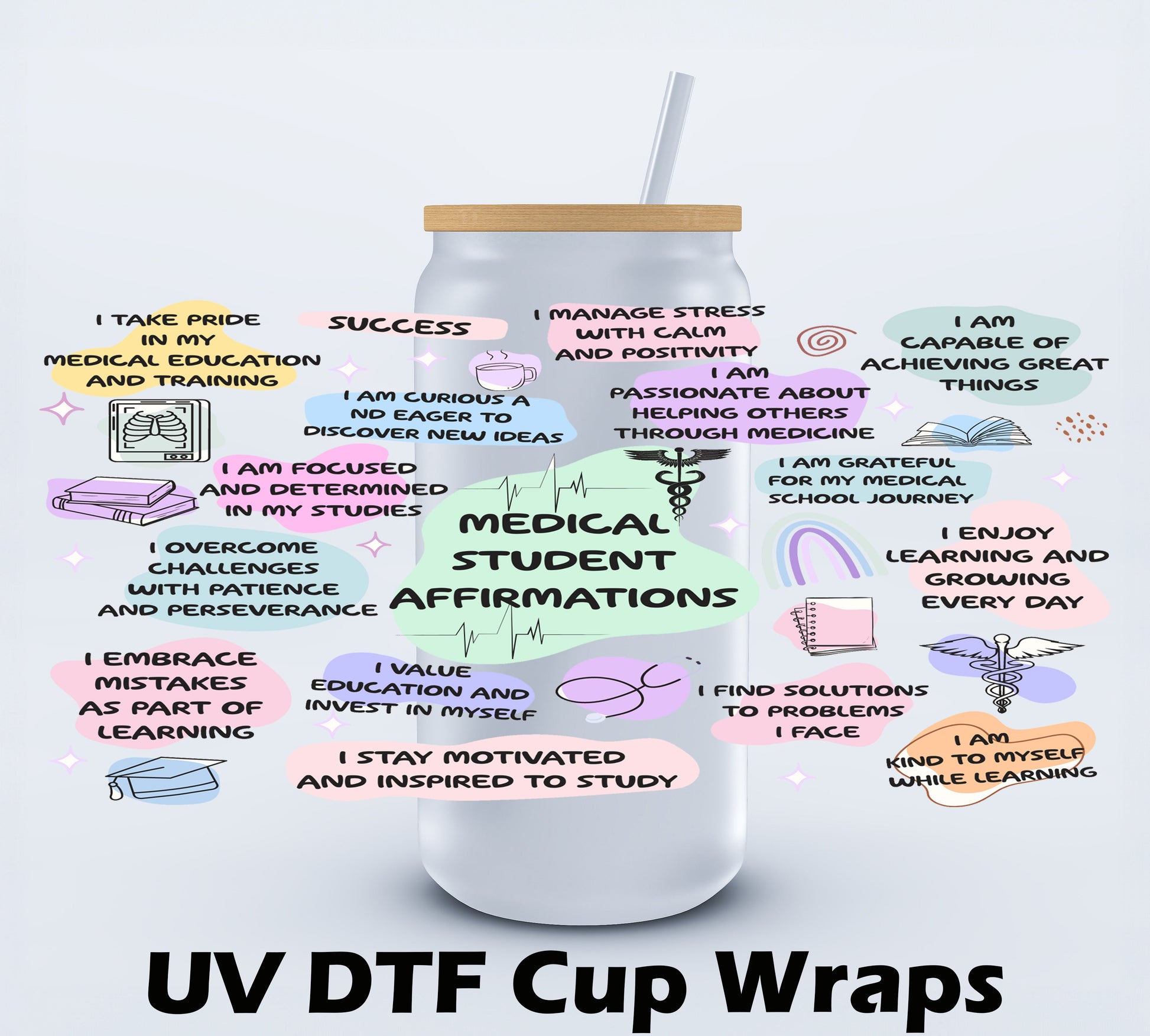 Healthcare Affirmations Libbey Cup Wrap 16oz (Copy) Ju-Nel Fashion Boutique