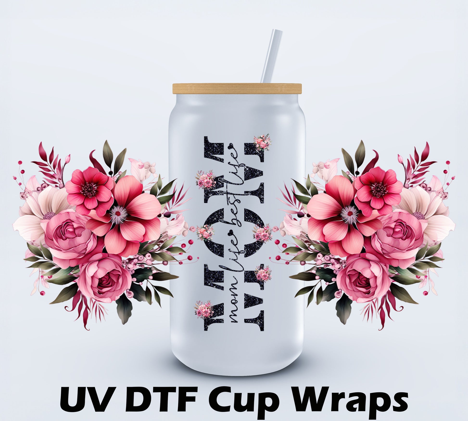 Mom Life Best Life Libbey Cup Wrap 16oz (Copy) Ju-Nel Fashion Boutique