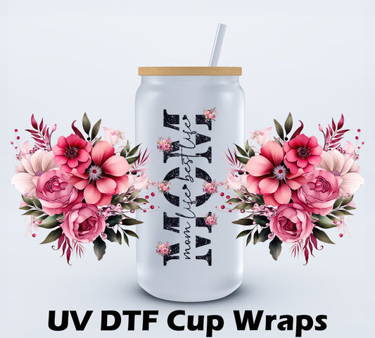 Mom Life Best Life Libbey Cup Wrap 16oz (Copy) Ju-Nel Fashion Boutique