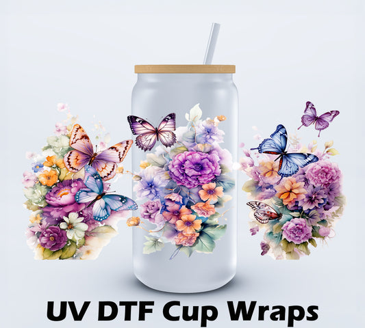 Flowers Libbey Cup Wrap 16oz (Copy) Ju-Nel Fashion Boutique