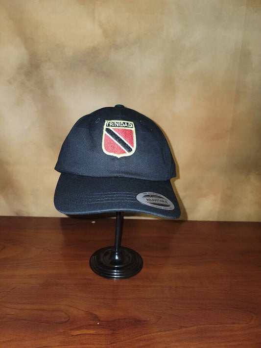 Black Trinidad Unstructured  Cap Ju-Nel Fashion Boutique